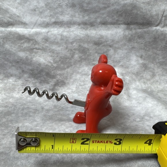 Happy Red Man Wine Corkscrew/Bottle‎ Opener, Funny Portable Barware Bachelorette - Picture 10 of 11